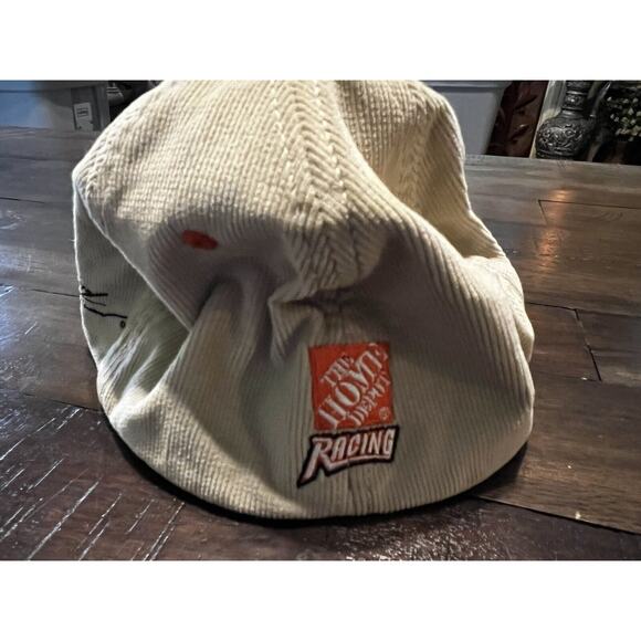 Tony Stewart Autographed Hat Cap Beige Corduroy #20 Racing Nascar - Picture 3 of 8